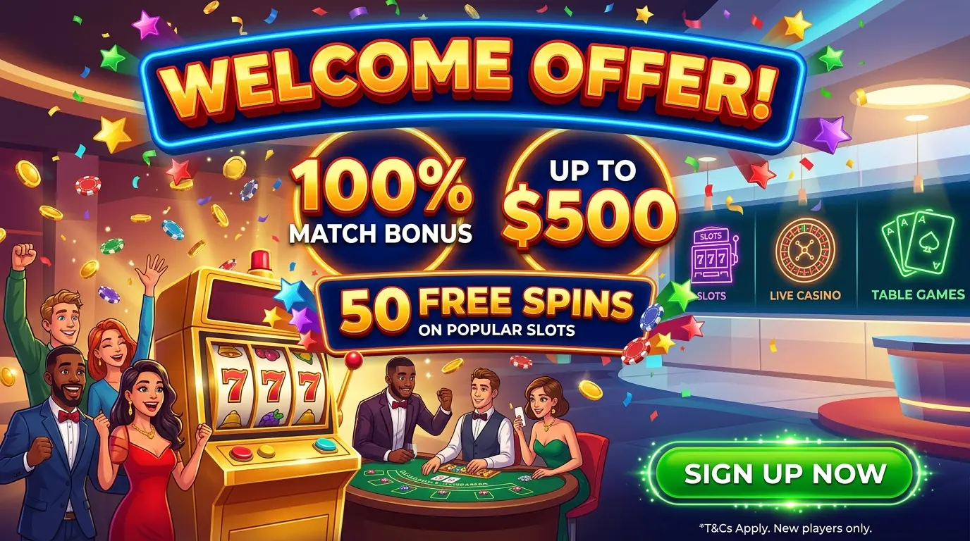 Candyland casino welcome offer